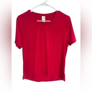 Lole Women's Bright Red Short Sleeve Tee